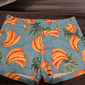 Loudmouth Tropical Banana Print Women's Shorts